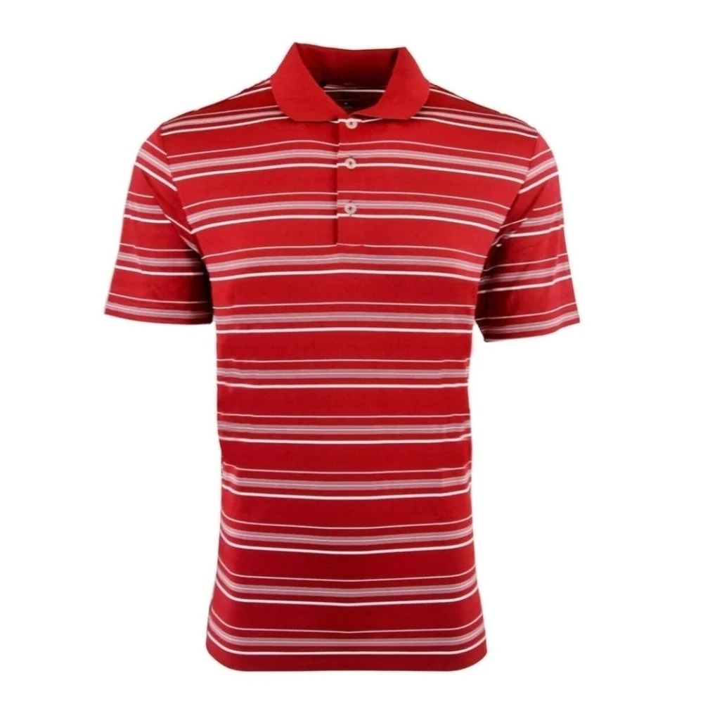 NWOT Adidas‎ Golf puremotion quick dry red and white polo